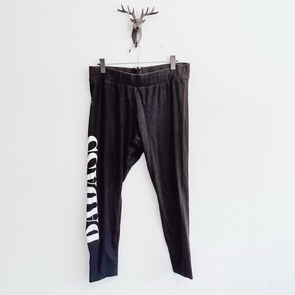 TORRID Pants - Torrid Women's Black & White BADASS Leggings Plus Size 2
